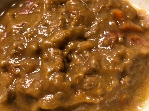 電気圧力鍋で無水キーマカレー作り